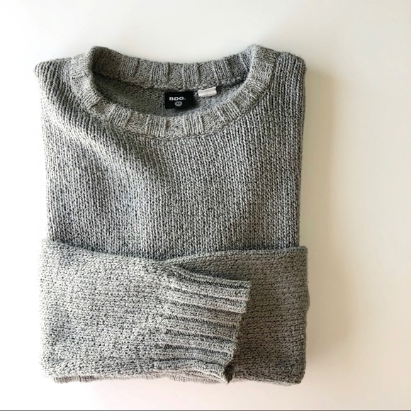 BDG Sweaters - BDG | Gray Crew Neck Knit Soft & Cozy Sweater M